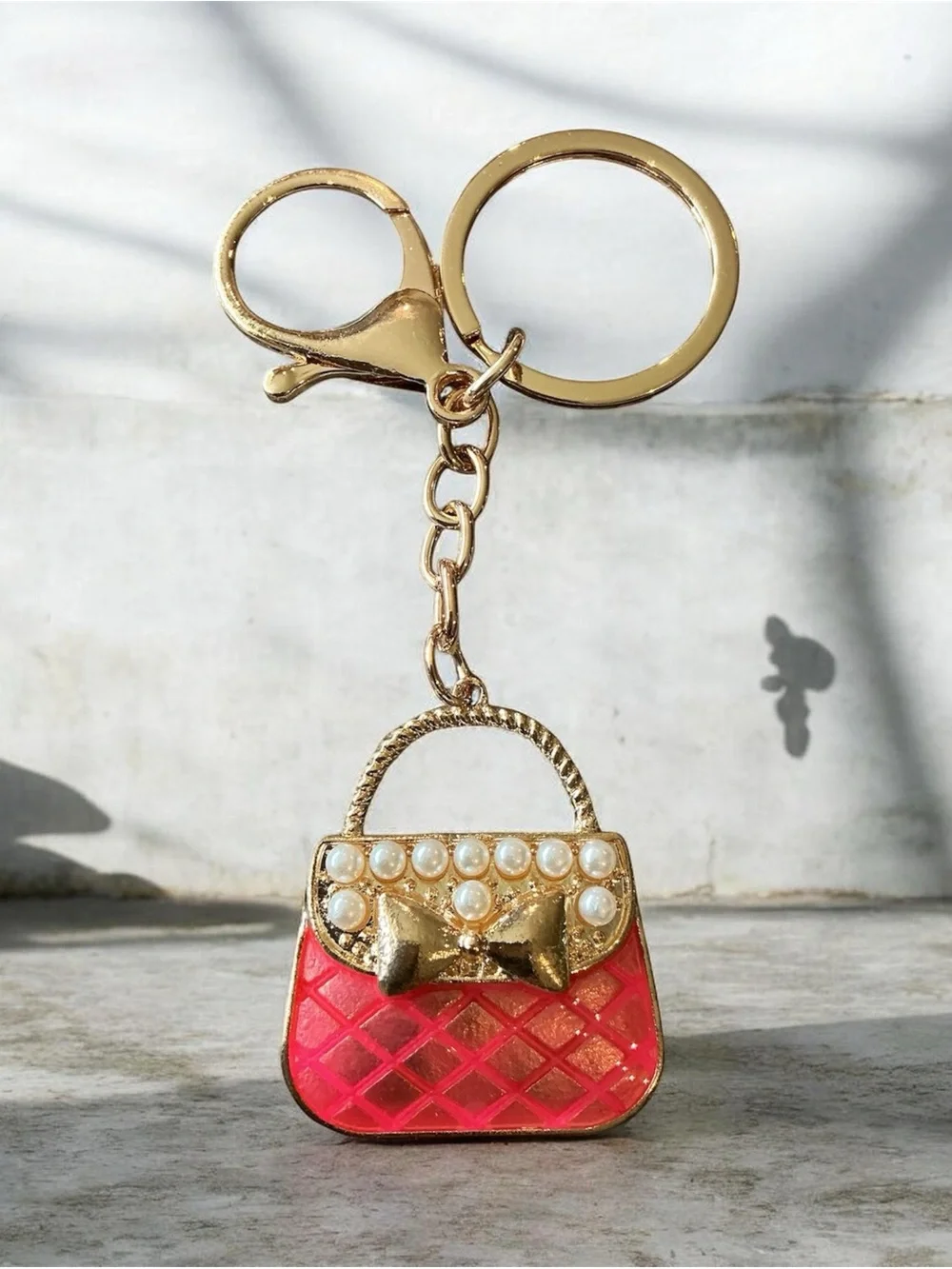 N/A rhinestone keychain